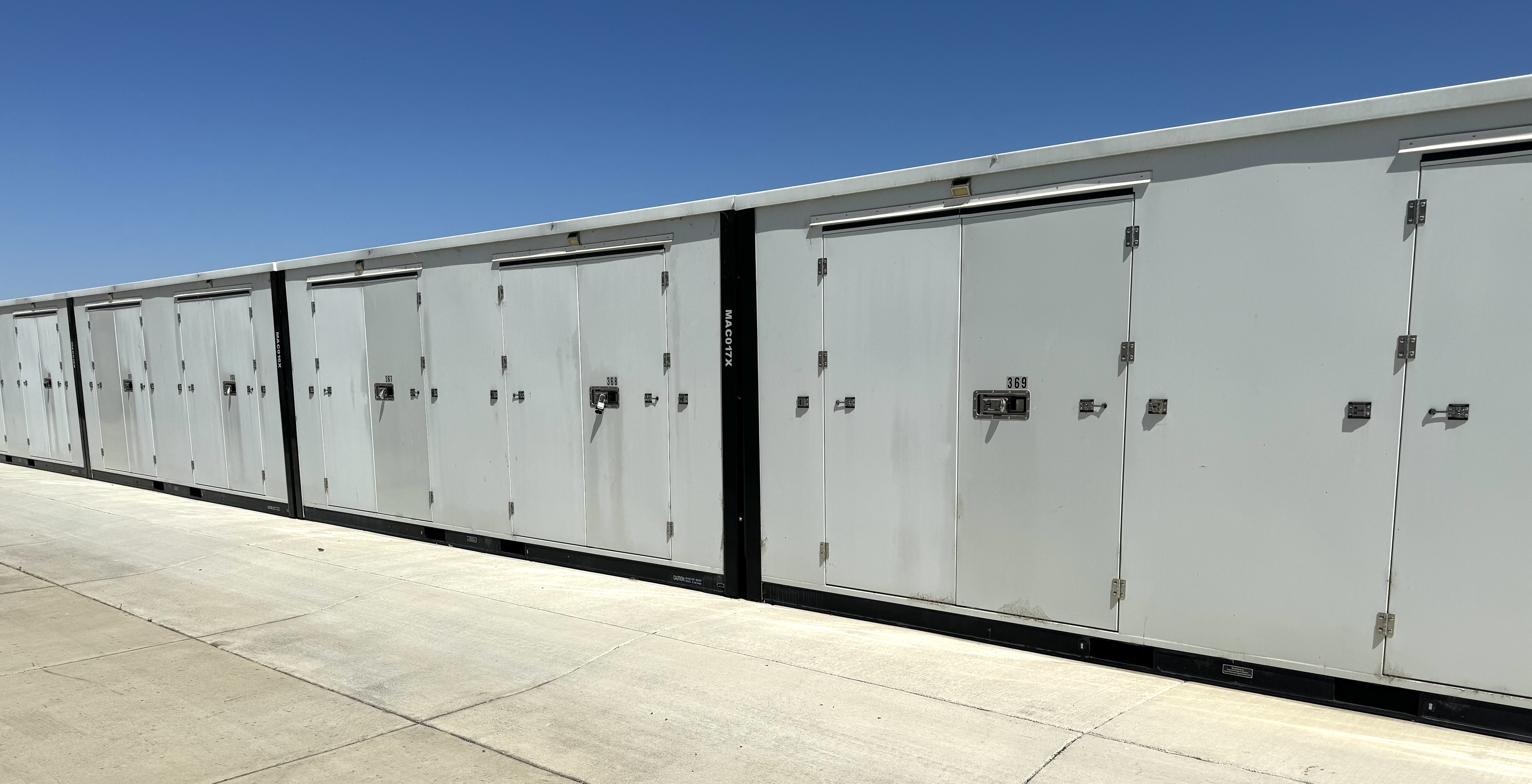 Double-door drive-up self-storage units in American Canyon, CA at Midway Storage with secure steel doors and drive-up access. Double-door drive-up self-storage units in American Canyon, CA at Midway Storage with secure steel doors and drive-up access.
